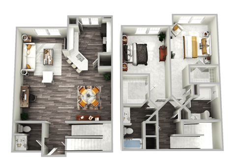 Lakewood Floor Plan at Emblem Alpharetta, Alpharetta, 30009